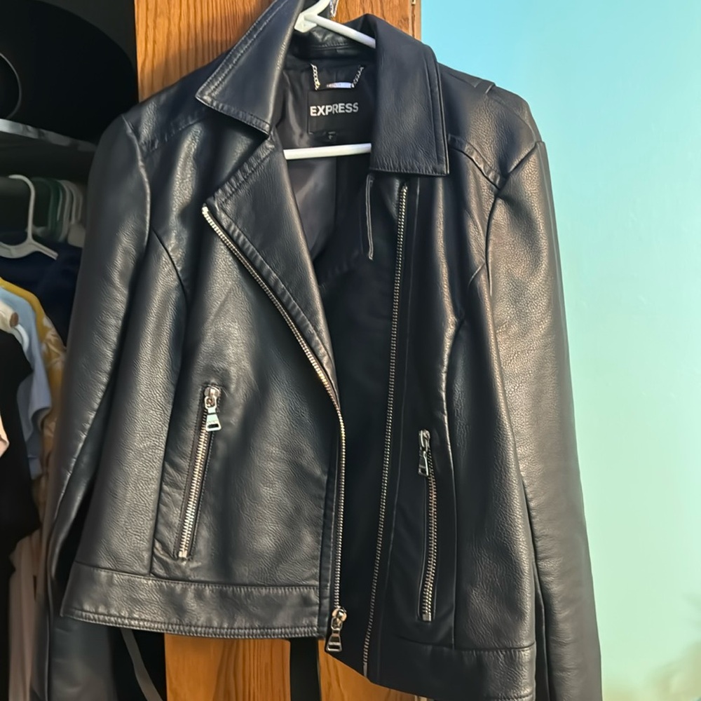 Express leather jacket